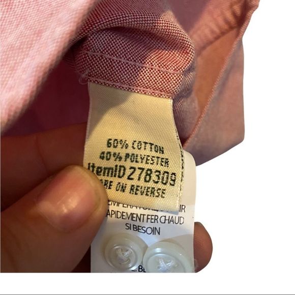 L.L. Bean casual button down long sleeve collared shirt size medium EUC - Picture 4 of 8